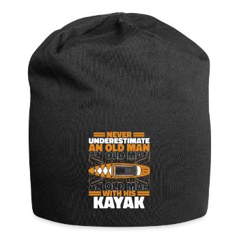 Kajak Kayak Kayaking - Bonnet en jersey - noir - Devant