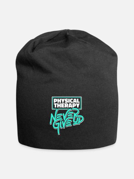 Physiotherapy Therapist Assistant - Jersey Beanie - black