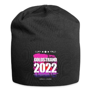 Goldstrand 2022 - Jersey-Beanie - Schwarz - Vorne