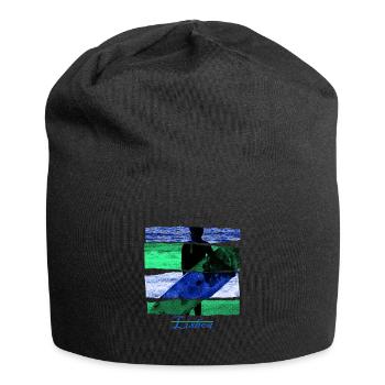 Lissabon - Portugal - Jersey-Beanie - Schwarz - Vorne