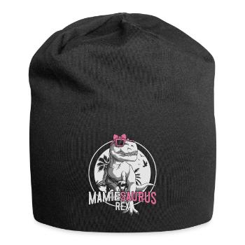 Granny Dinosaur Grandmother's Day Gift - Jersey Beanie - black - Front