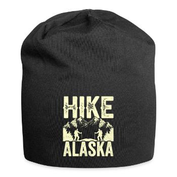 Wanderungen In Alaska Wandern Wanderung Wanderer - Jersey-Beanie - Schwarz - Vorne