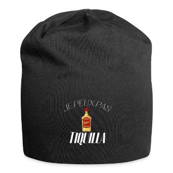 Je peux pas j'ai Tequila - Bonnet en jersey - noir - Devant