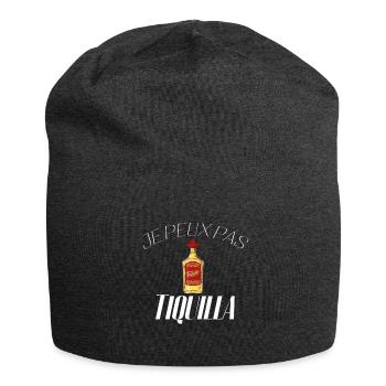 Je peux pas j'ai Tequila - Bonnet en jersey - charbon - Devant
