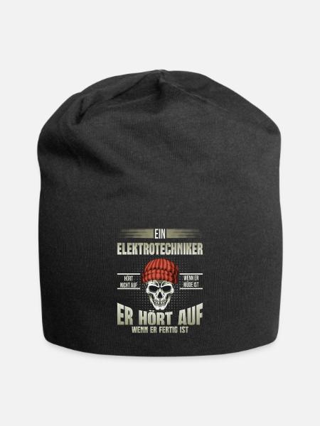 Elektrotechniker - Jersey-Beanie - Schwarz