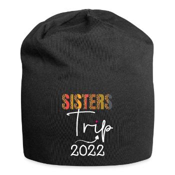 Sisters Trip 2022 Weekend vacation Lover Girls - Jersey Beanie - black - Front