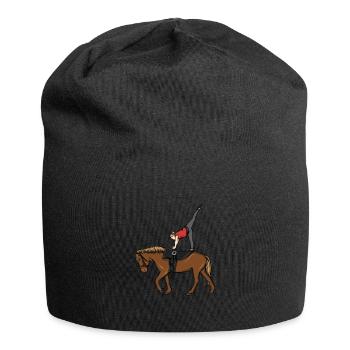 Voltigieren - Jersey-Beanie - Schwarz - Vorne