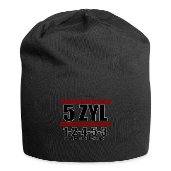 5 Zylinder Motor Tuning KFZ Tuner - Jersey-Beanie - Schwarz - Vorne