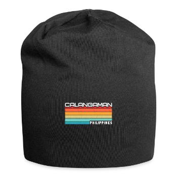 Vintage Urlaub Reise Calangaman Philippinen Asien - Jersey-Beanie - Schwarz - Vorne