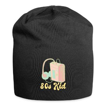 80s Kid - Jersey Beanie - black - Front