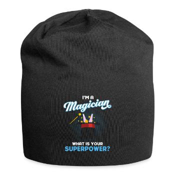 Magician Party Magic Tricks Performer Magician - Jersey Beanie - black - Front