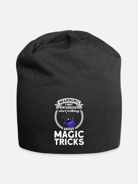 Magician Party Magic Tricks Performer Magician - Jersey Beanie - black