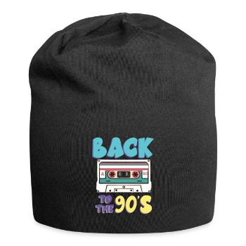 Retour aux années 90 - Bonnet en jersey - noir - Devant