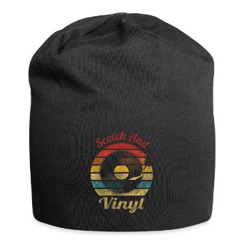 Scotch and Vinyl Retro Vintage Music - Jersey-Beanie - Schwarz - Vorne