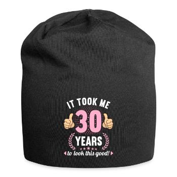 it took me 30 Years to look this good 30 Birthday - Jersey Beanie - black - Front