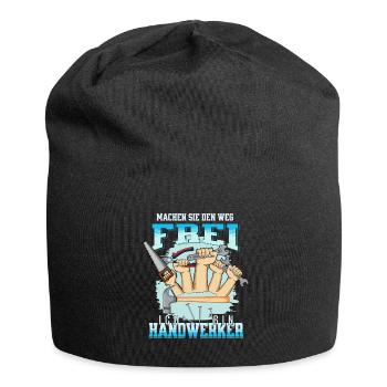 Handwerker Hausmeister haben es eilig - Jersey-Beanie - Schwarz - Vorne