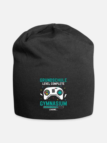 Grundschule Level Complete Gymnasium Loading - Jersey-Beanie - Schwarz