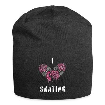 Skaterin Skateboarderin Skating Skater Skateboard - Jersey-Beanie - Anthrazit - Vorne