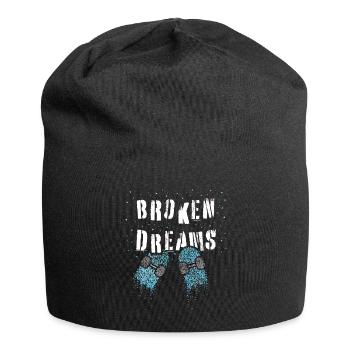 Broken Dreams Skater Skateboard Halfpipe Skatepark - Bonnet en jersey - noir - Devant