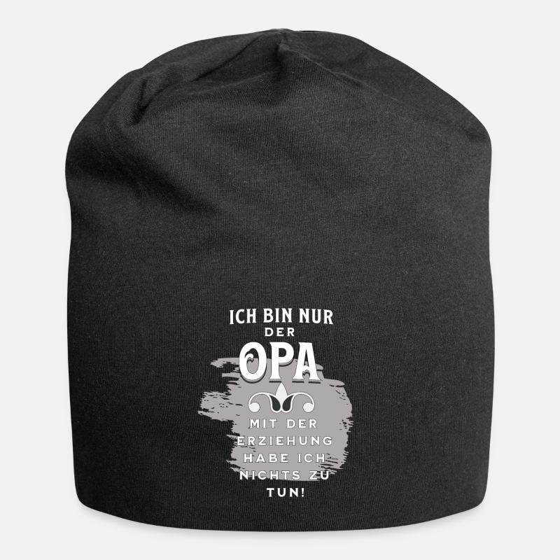 Opa hat sein Enkelkind - Jersey-Beanie - Schwarz