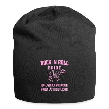 ROCK 'N ROLL BRIDE - Jersey Beanie - black - Front