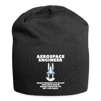 Ingénieur aérospatial assez fou pour vous faire exploser - Bonnet en jersey - noir - Devant