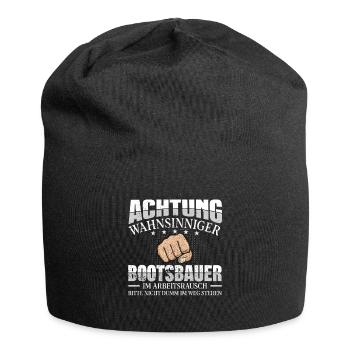 Bootsbauer Schiffsbauer - Jersey-Beanie - Schwarz - Vorne