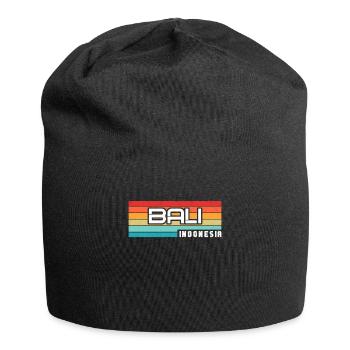 Vintage Urlaub Reise Bali Indonesien Asien - Jersey-Beanie - Schwarz - Vorne
