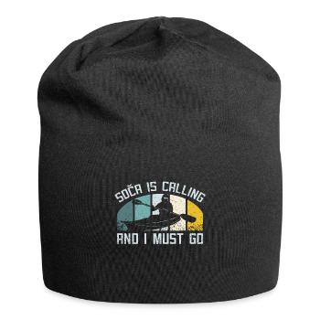 Kayaking on soca slovenia - Jersey Beanie - black - Front