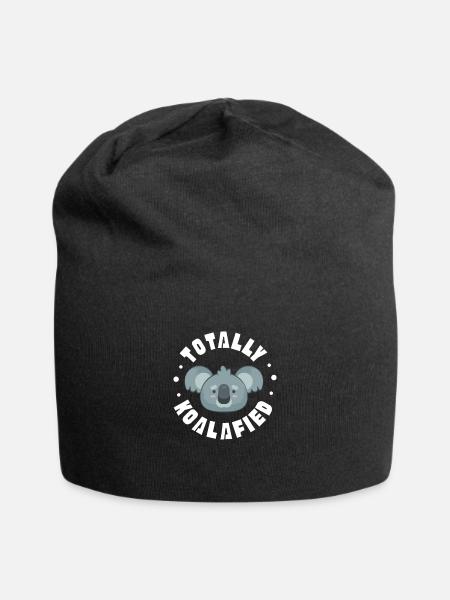 Koala Koalabär Australien Bär Geschenk - Jersey-Beanie - Schwarz