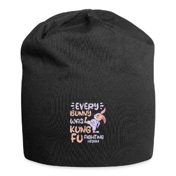 Kung Fu - Jersey-Beanie - Schwarz - Vorne