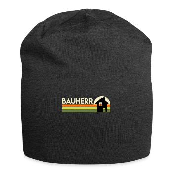 Bauherr Eigenheim Richtfest - Jersey-Beanie - Anthrazit - Vorne