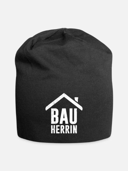 Bauherrin Eigenheim Richtfest Bauherrin - Jersey-Beanie - Schwarz