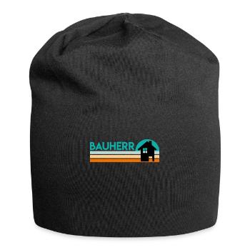 Bauherr Eigenheim Richtfest - Jersey-Beanie - Schwarz - Vorne