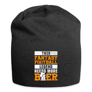 Fantasy Football Legende Bierliebhaber Sport - Jersey-Beanie - Schwarz - Vorne