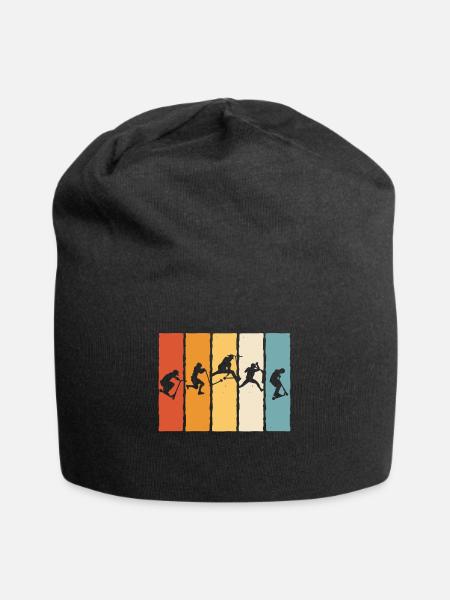 Stunt Scooter Scooter Skater Skating - Jersey-Beanie - Schwarz