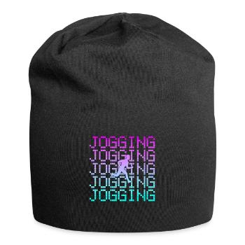 Joggen - Jersey-Beanie - Schwarz - Vorne