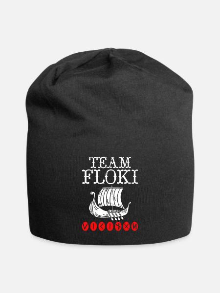 Team Floki der Schiffsbauer - Jersey-Beanie - Schwarz