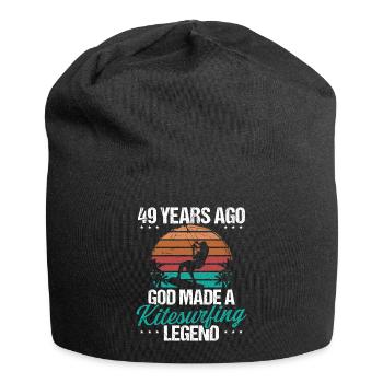 49 Birthday Kitesurf Legend Kiteboard 49 Year Old - Jersey-Beanie - Schwarz - Vorne