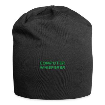 Lustiger Humor Computer Flüsterer Lustiger IT-Techniker - Jersey-Beanie - Schwarz - Vorne