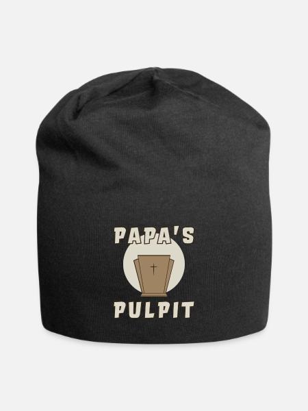 Papa's Pulpit - Jersey Beanie - black