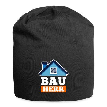 Bauherr - Jersey-Beanie - Schwarz - Vorne