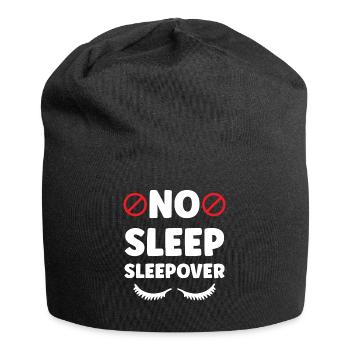 Nuitée sans sommeil - Bonnet en jersey - noir - Devant