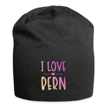 J’aime Berne - Bonnet en jersey - noir - Devant