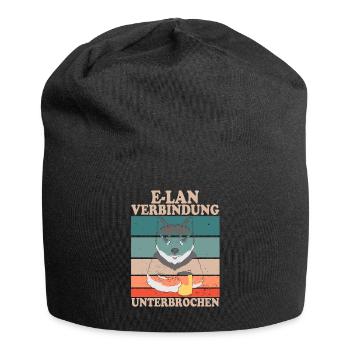 E-Lan Verbindung Unterbrochen Husky Fans - Jersey-Beanie - Schwarz - Vorne