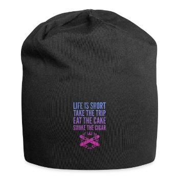 Zigarre - Jersey-Beanie - Schwarz - Vorne