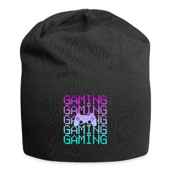 gaming gamer - Jersey-Beanie - Schwarz - Vorne
