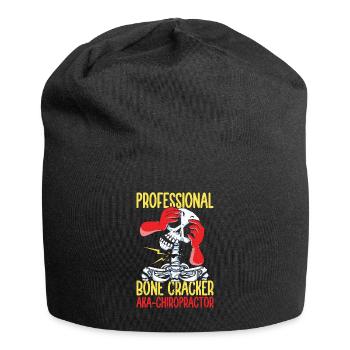 Chiropraktik Physio Chiropraktiker Coole Geschenk - Jersey-Beanie - Schwarz - Vorne