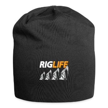 Oilfield Worker Rig Life Oil Rig Workers Raufbold - Jersey-Beanie - Schwarz - Vorne