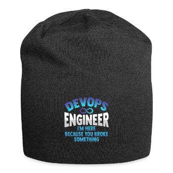 Sys-Admin Entwickler Devops-Ingenieur - Jersey-Beanie - Anthrazit - Vorne